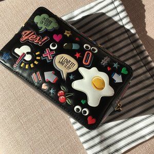 Anya Hindmarch All Over Stickers Cosmetic Pouch
